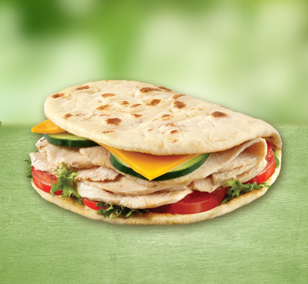 Turkey and Avocado Club Flatbread Wrap - Flatoutbread