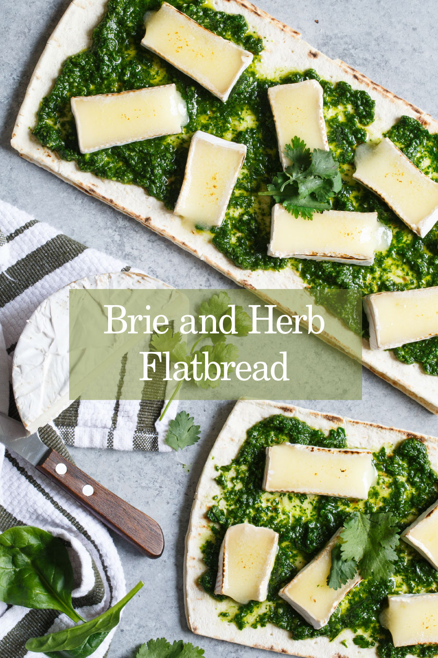 brie herb flatbread