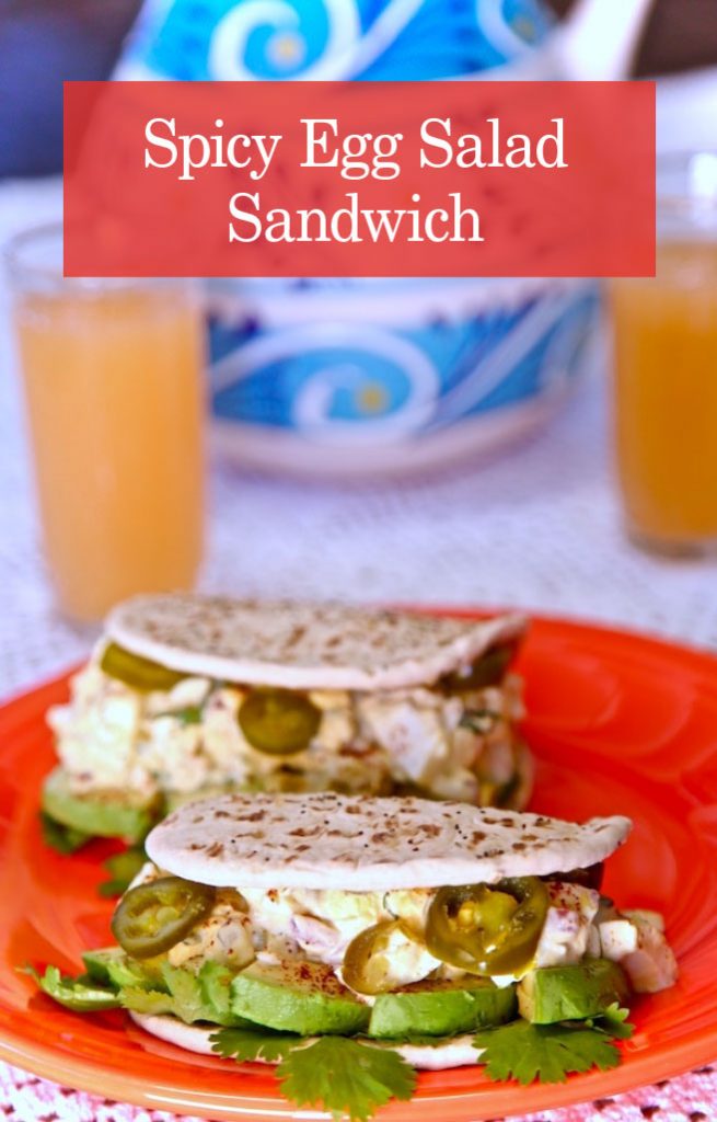 Spicy Egg Salad Sandwich - Flatoutbread