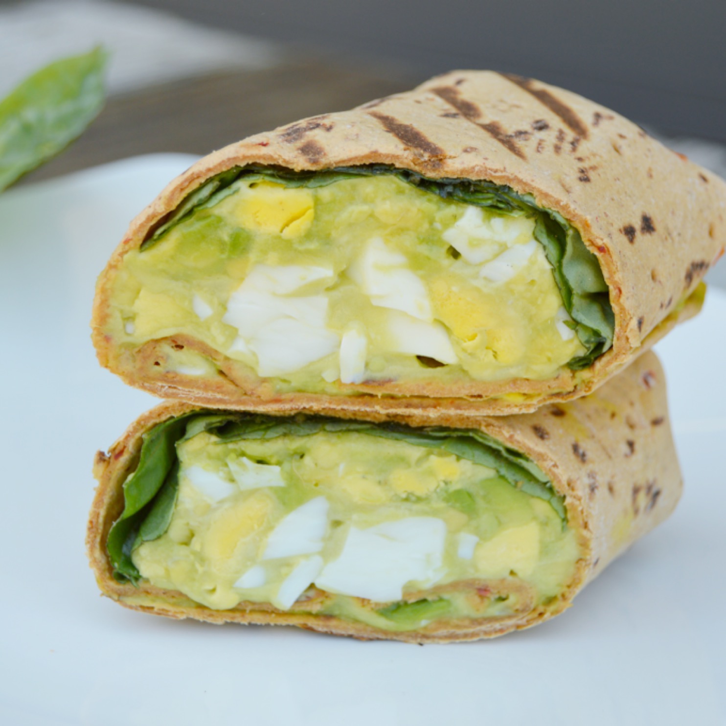 Avocado Egg Salad Panini Wrap - Flatoutbread