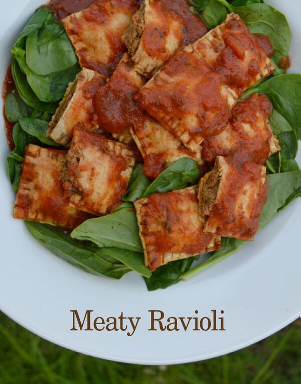 meaty ravioli