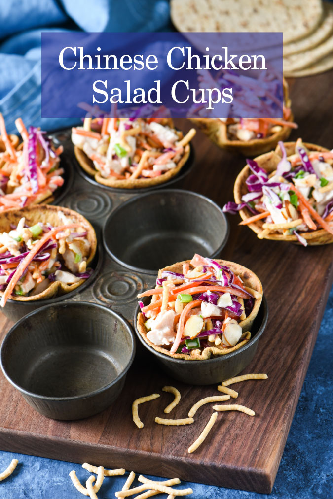 chinese chicken salad cups