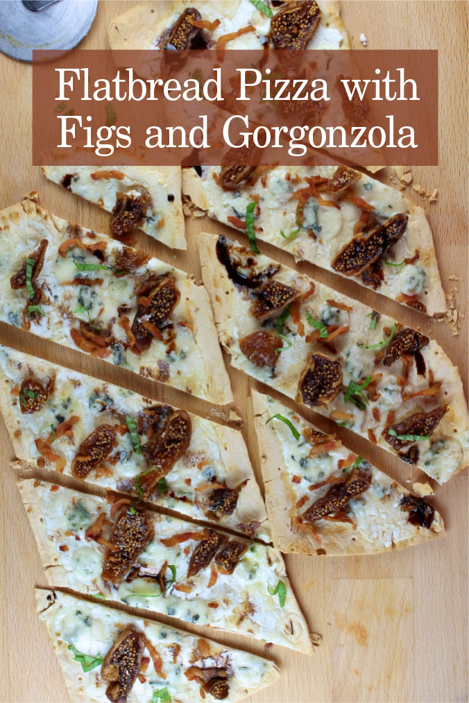 Gorgonzola Pizza with Jam Drizzle - EASY Pizza at Home!