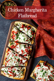 Chicken Margherita Flatbread - Flatoutbread